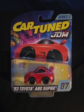 Series 3 '93 Toyota A90 Supra Kids Diecast Toy - Red